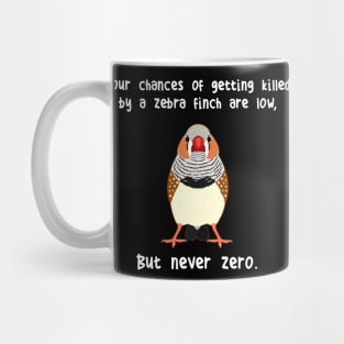 Zebra Finch Never Zero Mug